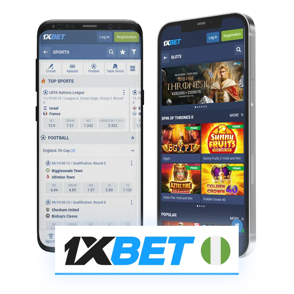 Use the modern and high-tech 1xBet app.