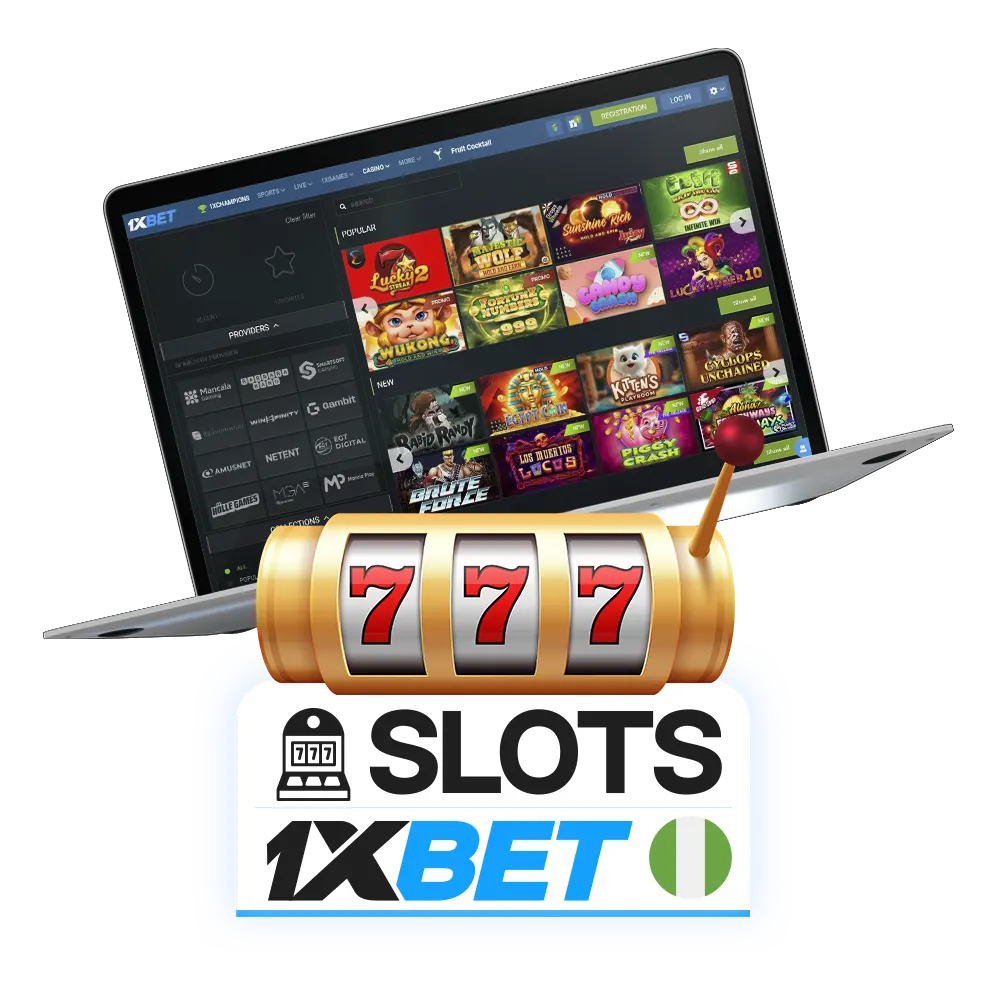 The slots section at 1xbet Casino contains many games with different themes and features.