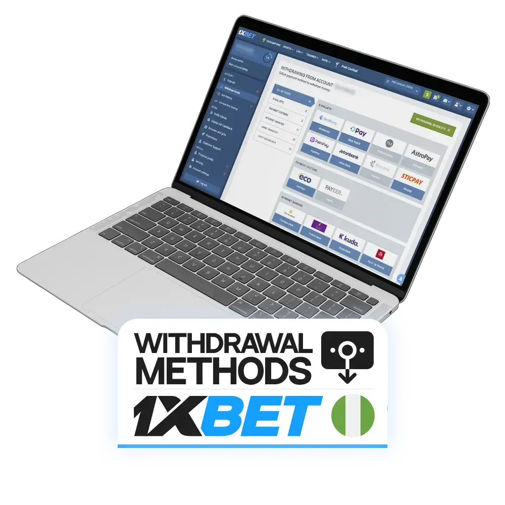 The 1xBet platform provides its customers with more than 80 withdrawal methods, including bank transfers, e-wallets and cryptocurrency.