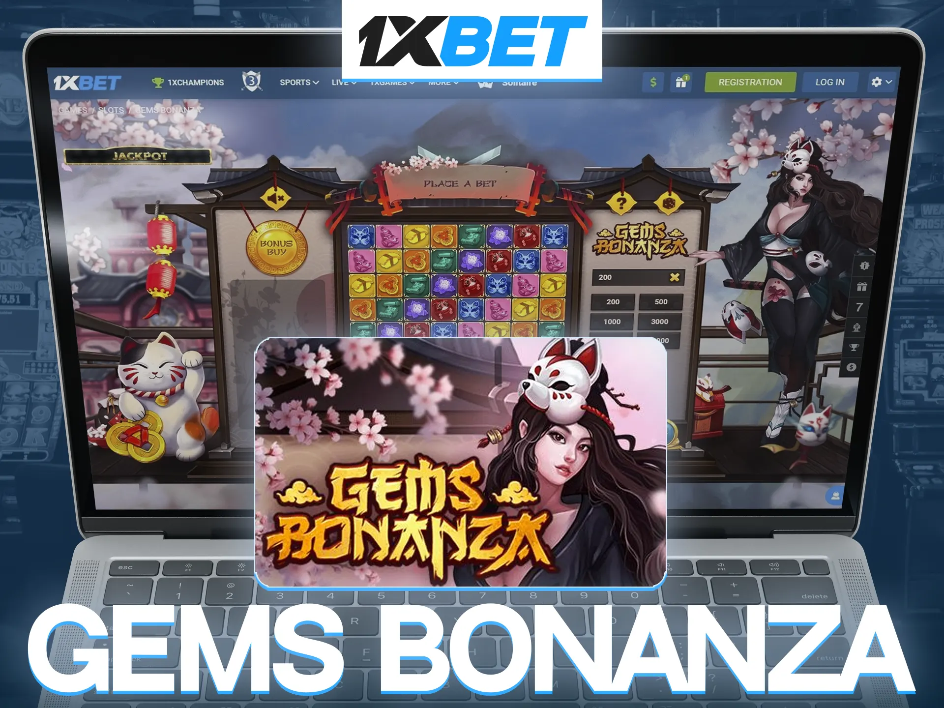 Learn the rules for playing Gems Bonanza from 1xBet Casino.