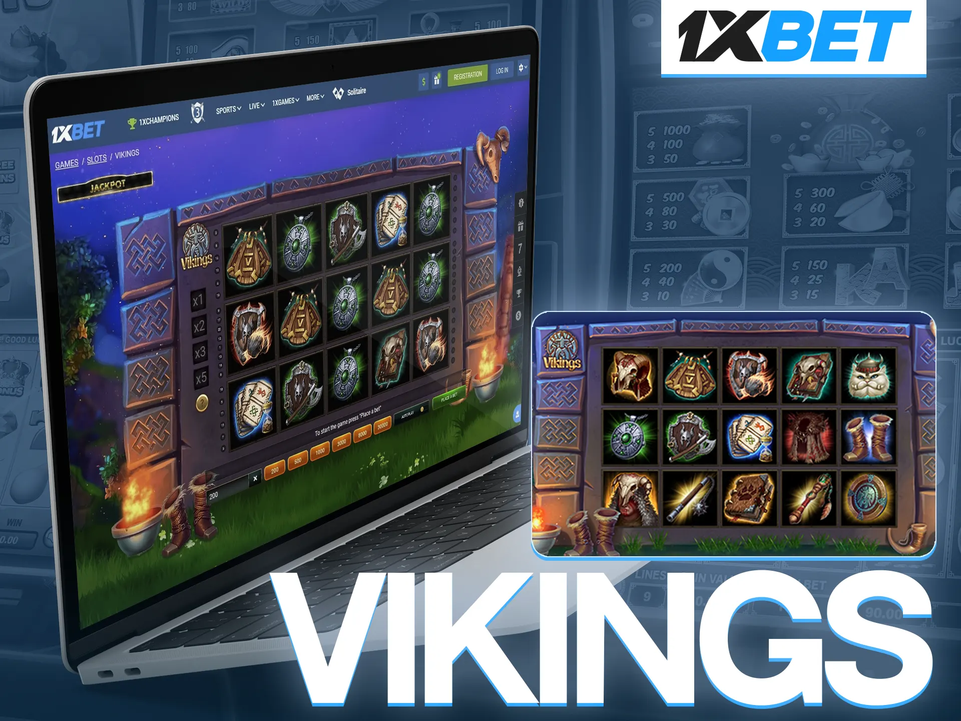 Learn about the maximum possible winnings in the Vikings game from 1xBet.