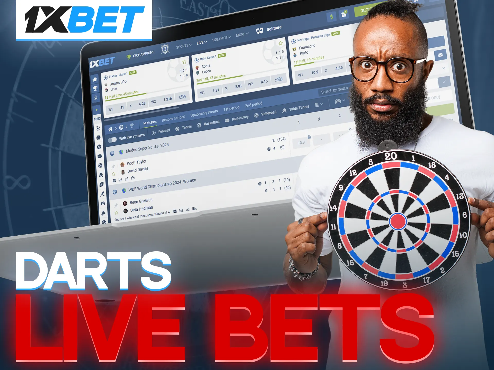 Get a boost of emotion when you watch live streams at 1xBet.