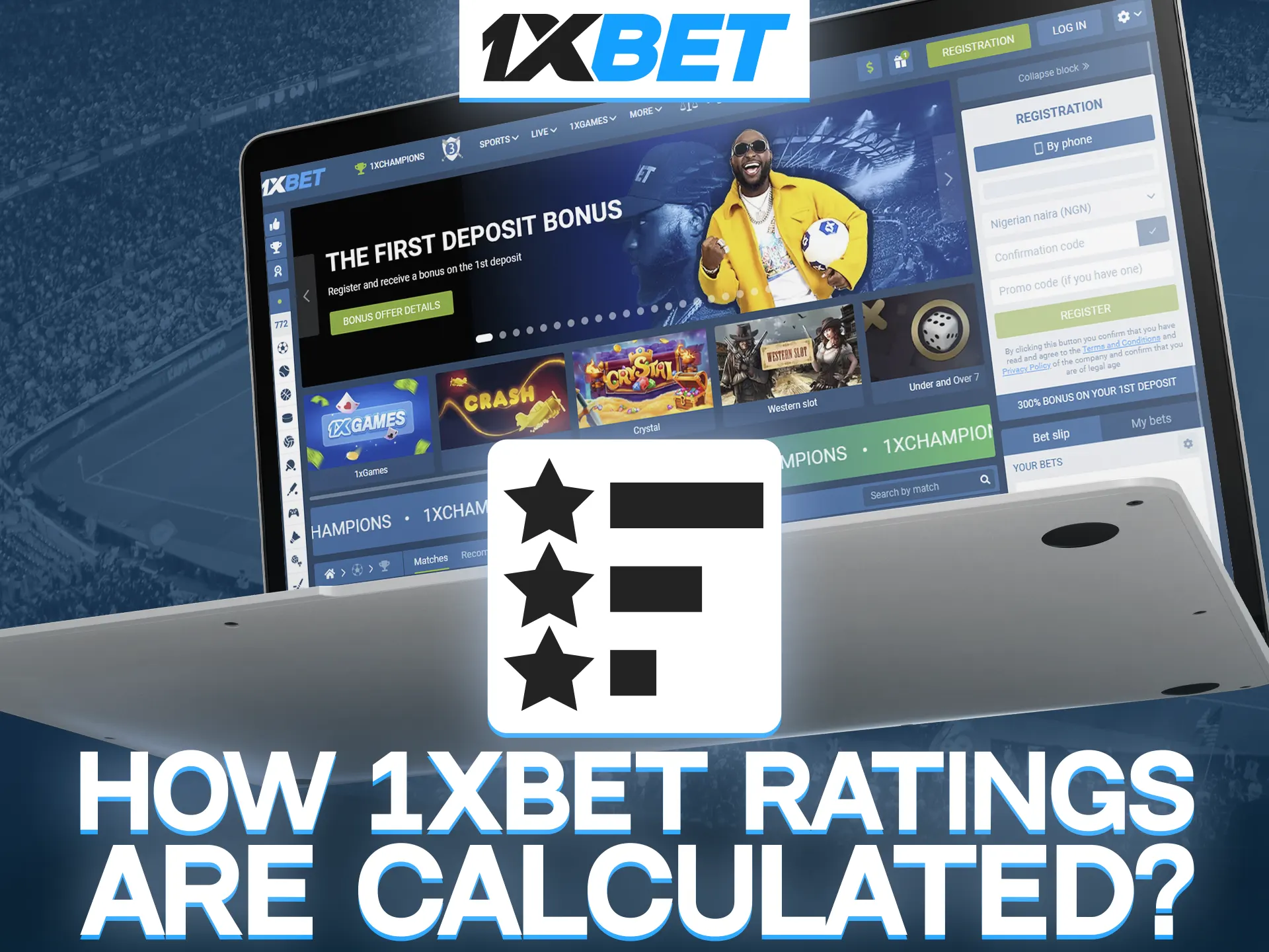 Find out by what parameters users rate 1xBet casino.