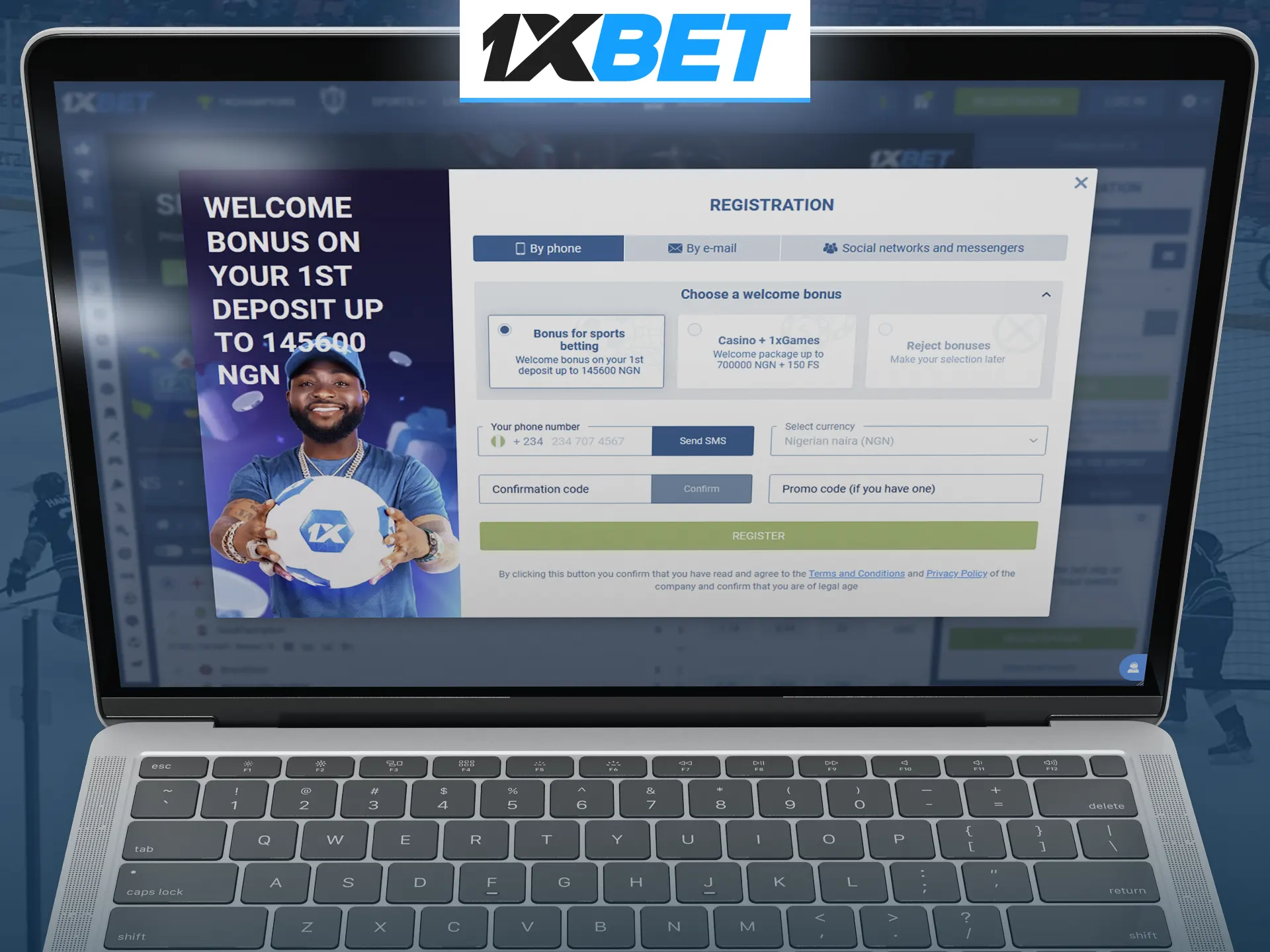 Registration of a personal account is a prerequisite for betting on hockey at 1xBet.