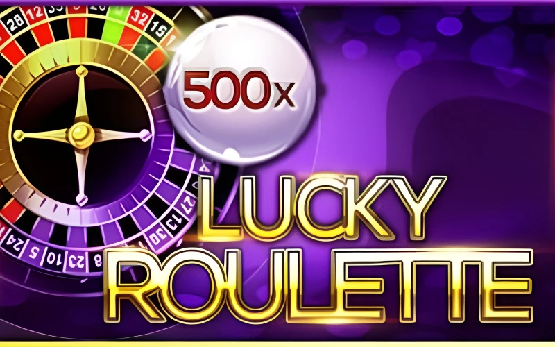 1xbet's live casino section offers Lucky Roulette.