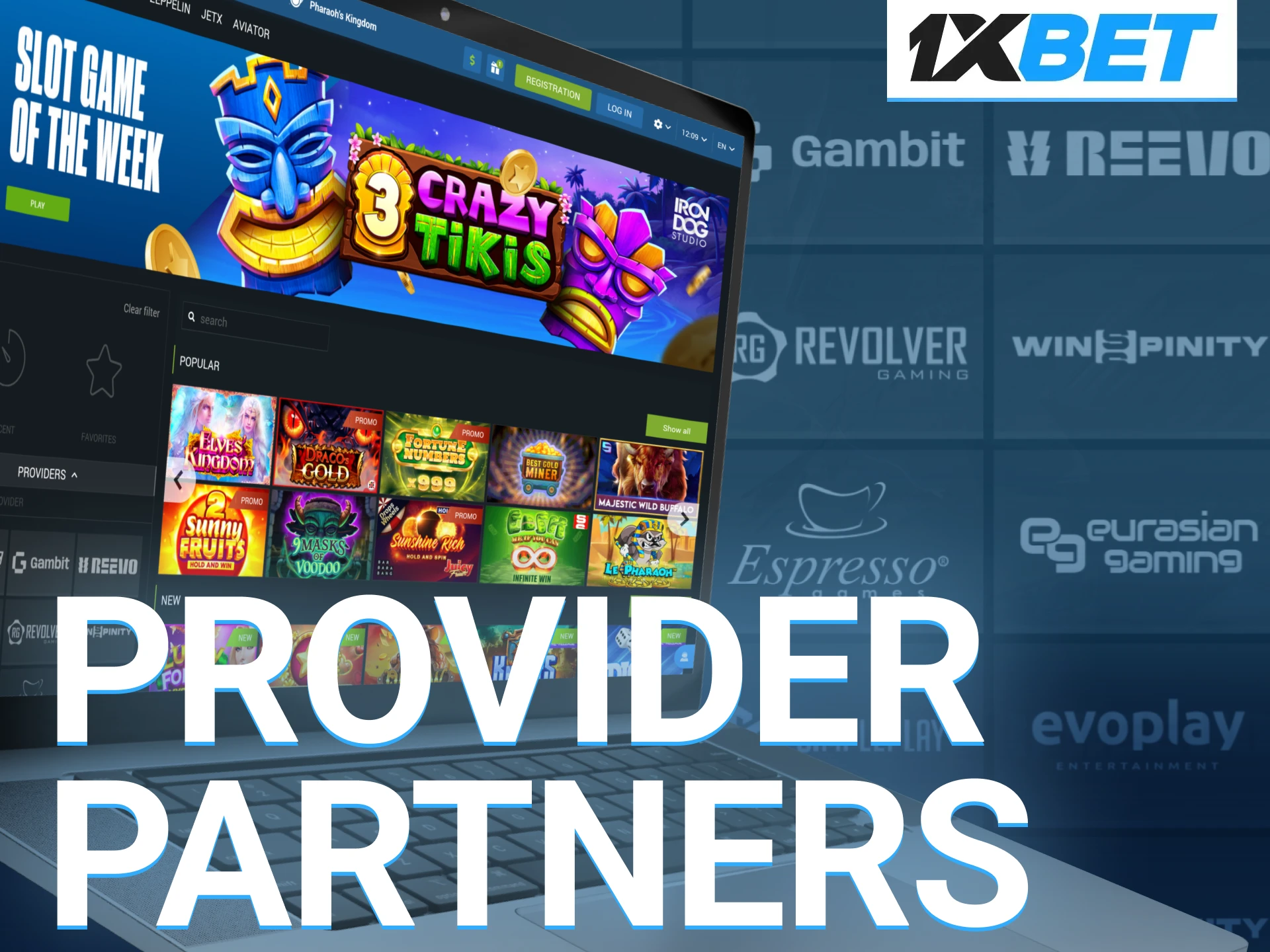 1xBet offers casino games from top providers for Nigerian users.