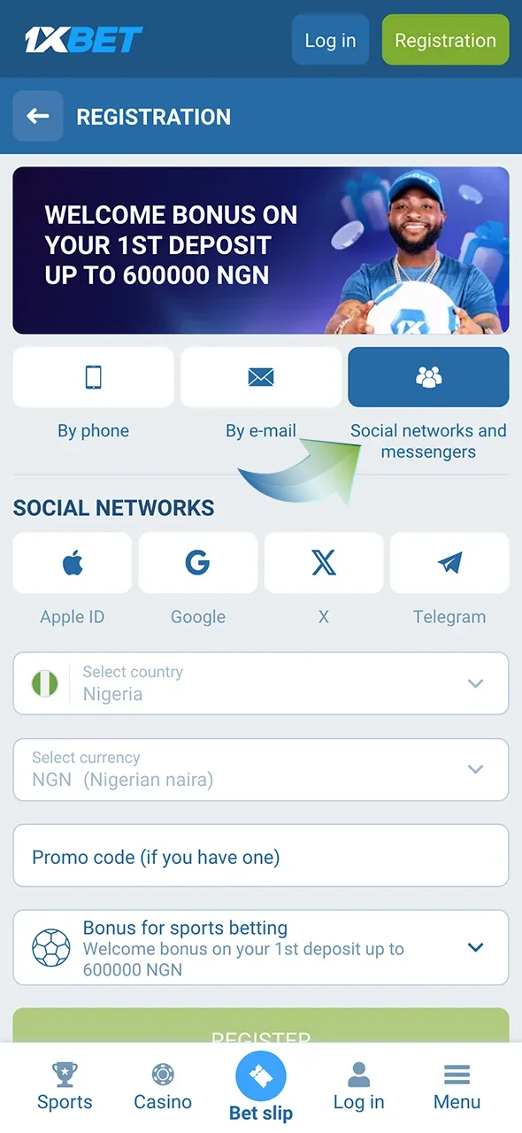 Choose one of the simple ways to register on 1xbet and start winning in basketball bets.