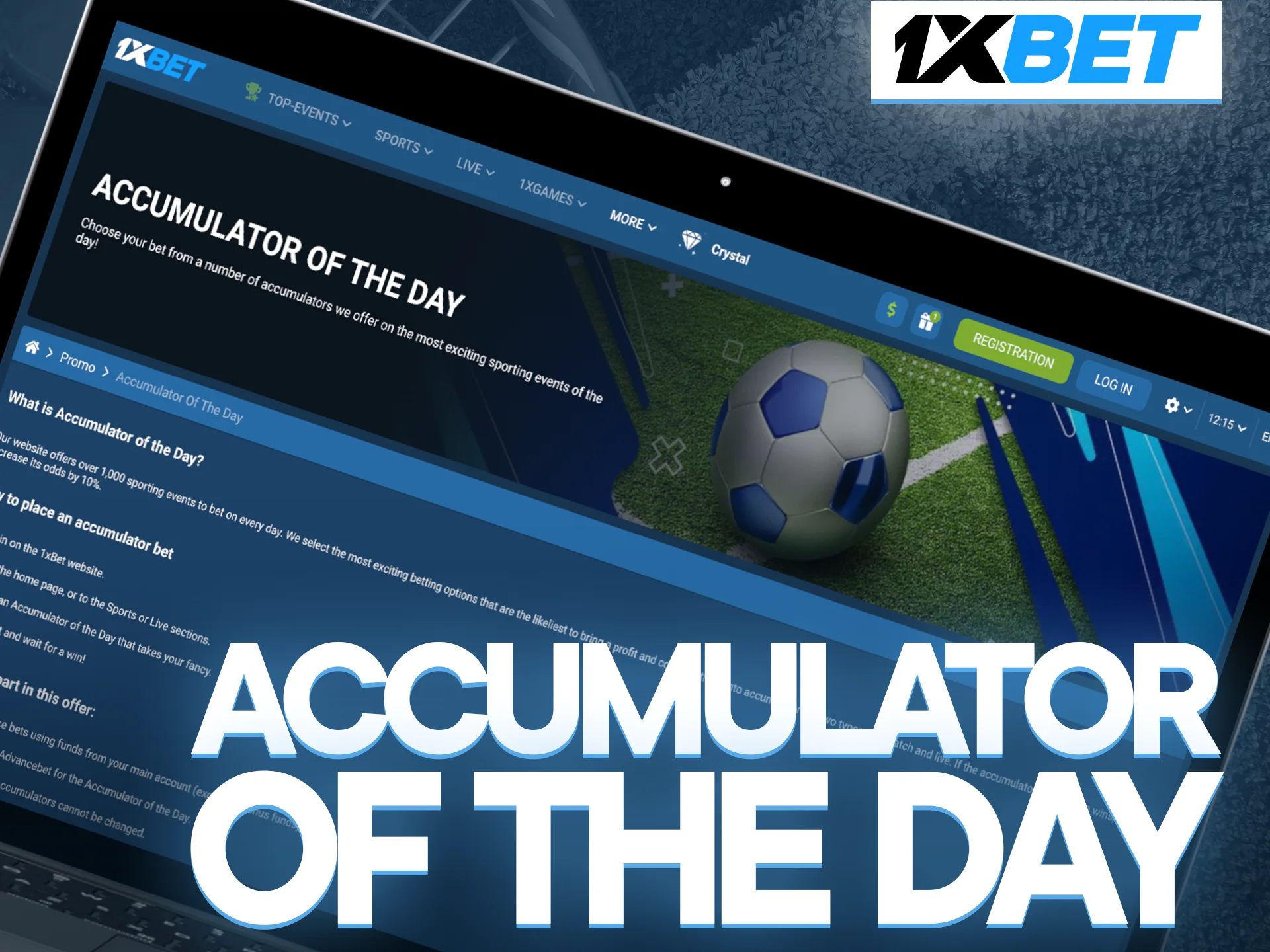Boost your chances with the tennis accumulator of the day at 1xbet.