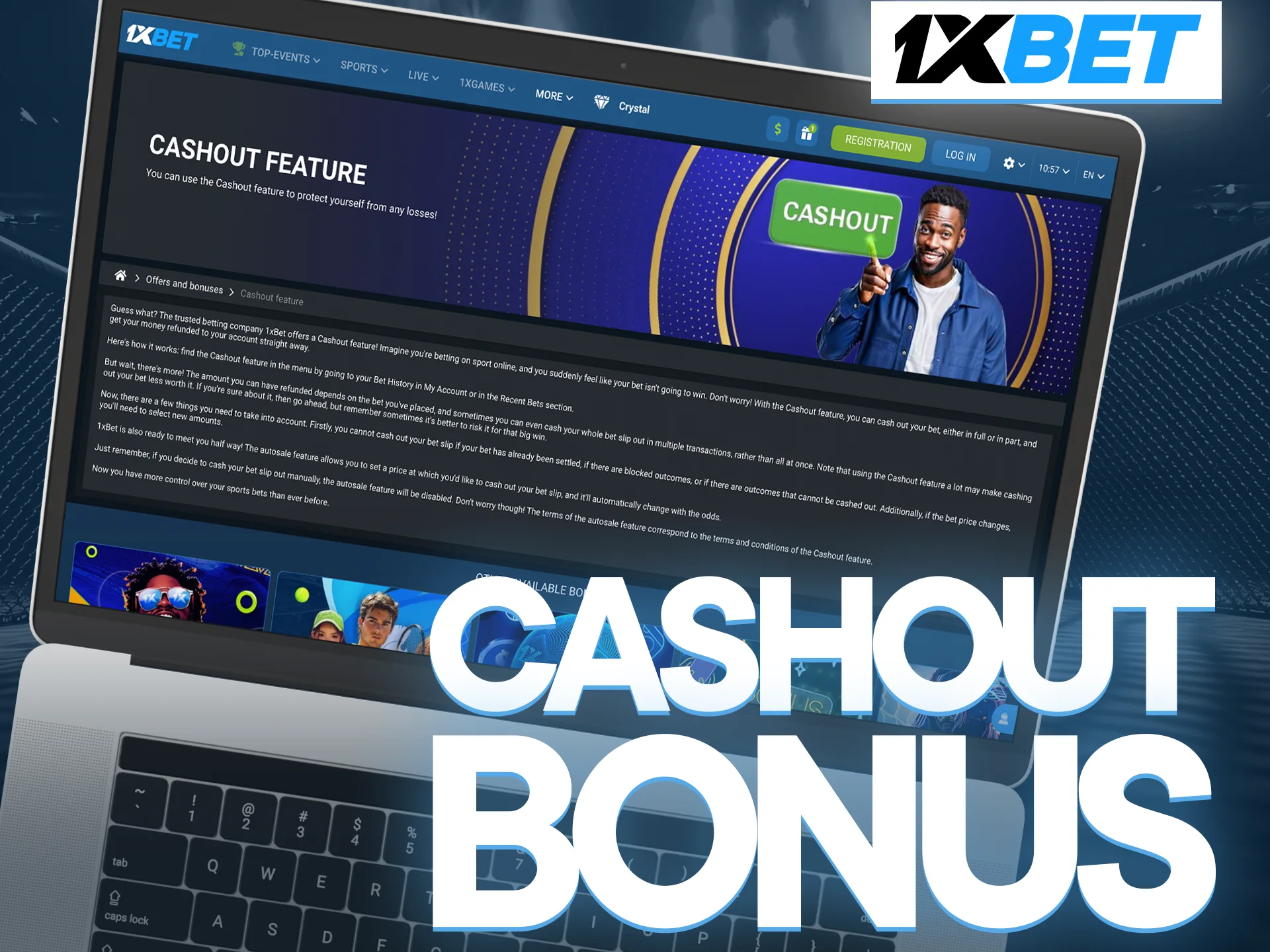 Use the Cashout bonus at 1xbet and secure your profits on UFC bets.