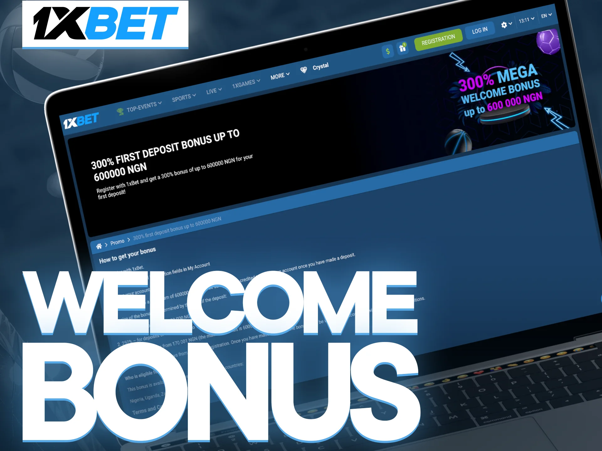 Get a welcome bonus at 1xbet and start winning today in volleyball betting.