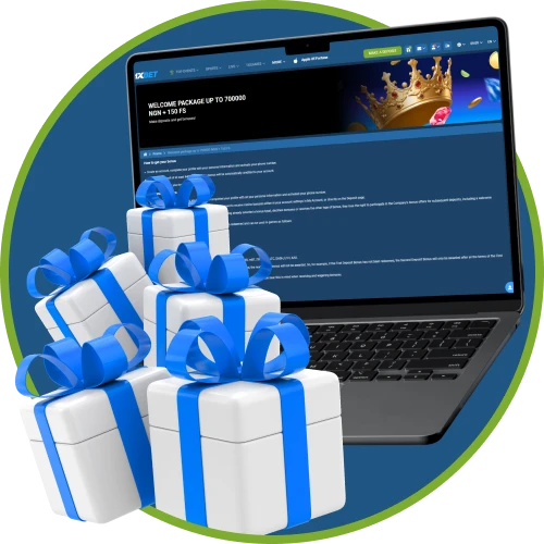 Get started with a generous welcome bonus from 1xBet Nigeria.