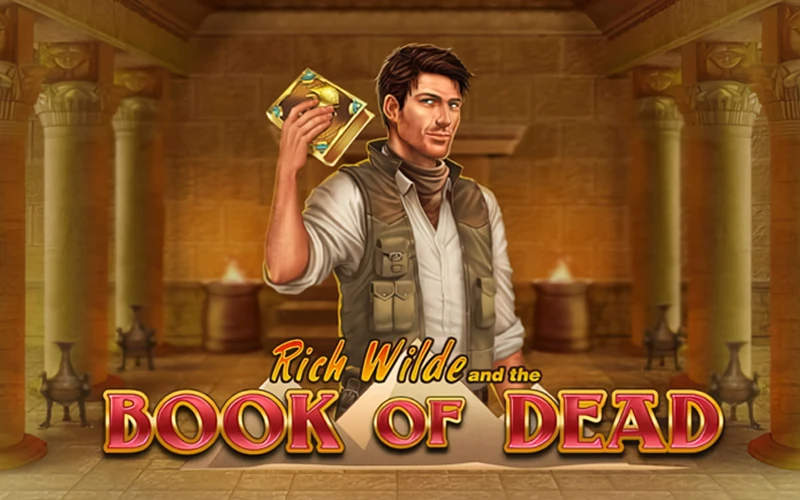 Find Egyptian treasures in Book of Dead at 1xBet.