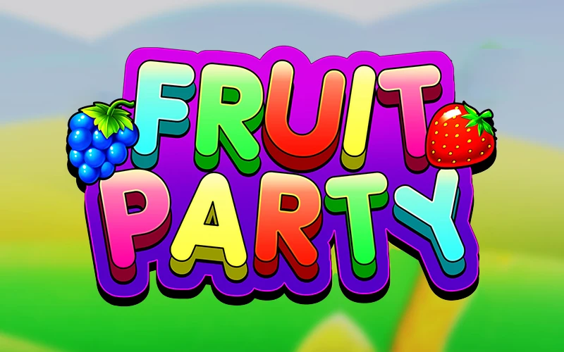 Stack fruit into clusters in Fruit Party at 1xBet.