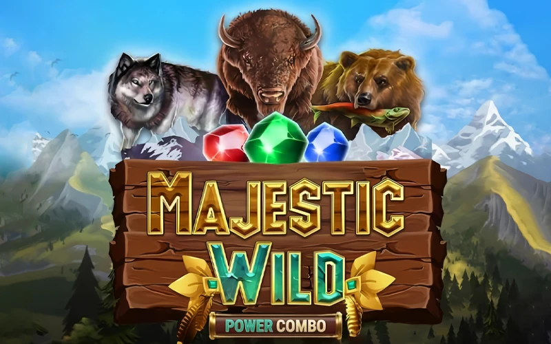 Try the animal-themed slot Majestic Wild at 1xBet.
