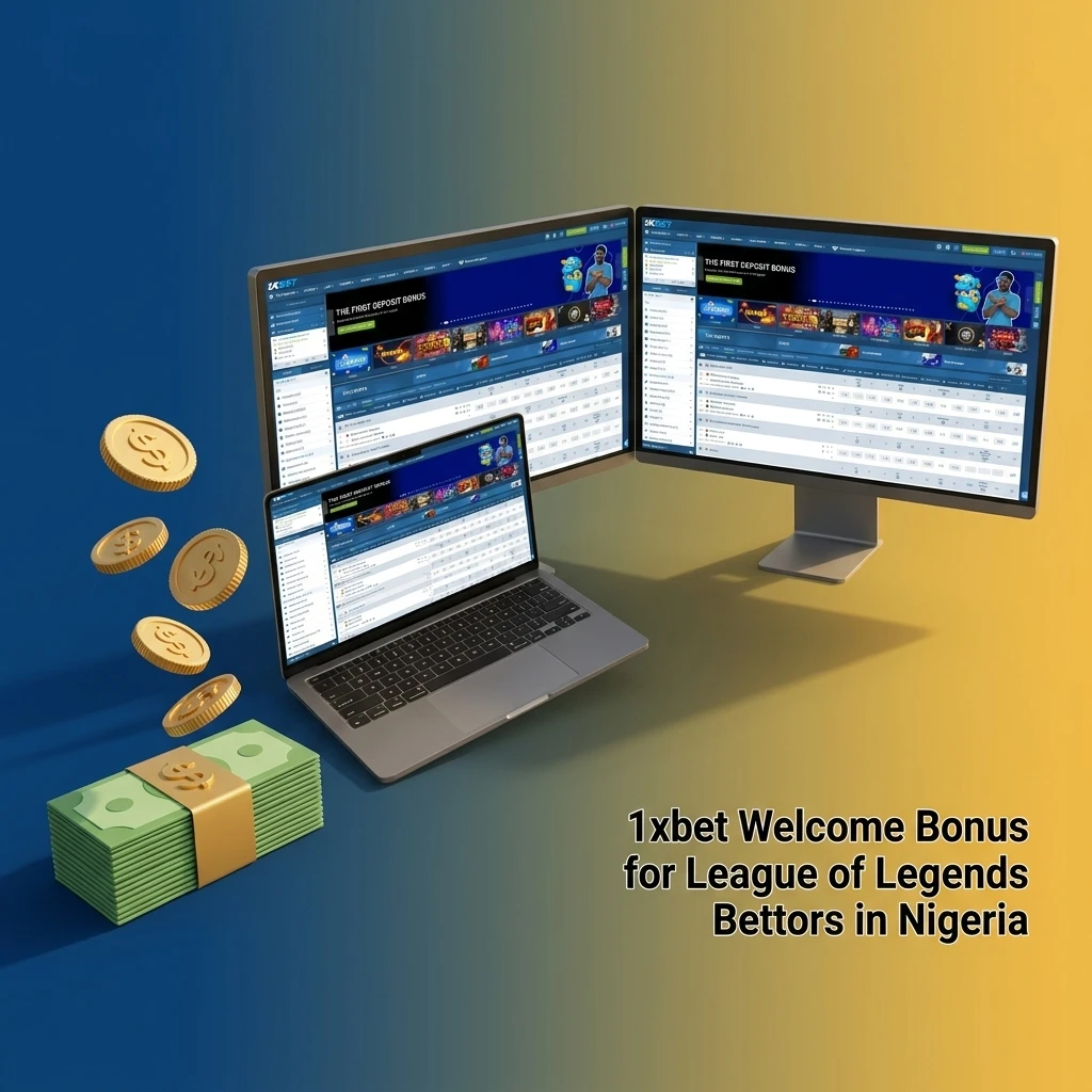 1xbet welcome bonus Nigeria offering 100% match up to NGN 150,000 for new users betting on League of Legends