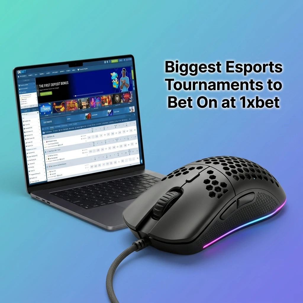 Major esports tournaments to bet on at 1xbet including CS2, Dota 2, Valorant, and League of Legends events
