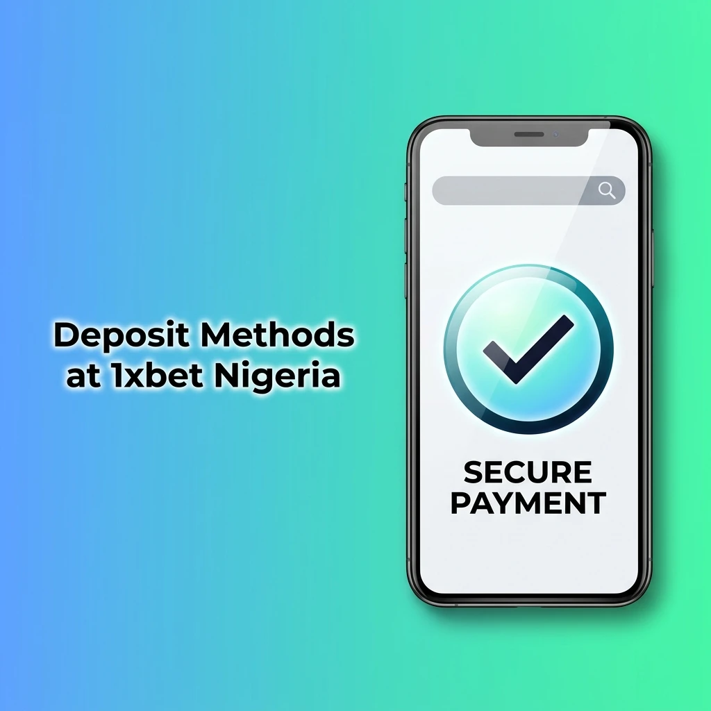 1xbet Nigeria deposit methods showing bank transfer, Visa, Mastercard, e-wallets and mobile money options