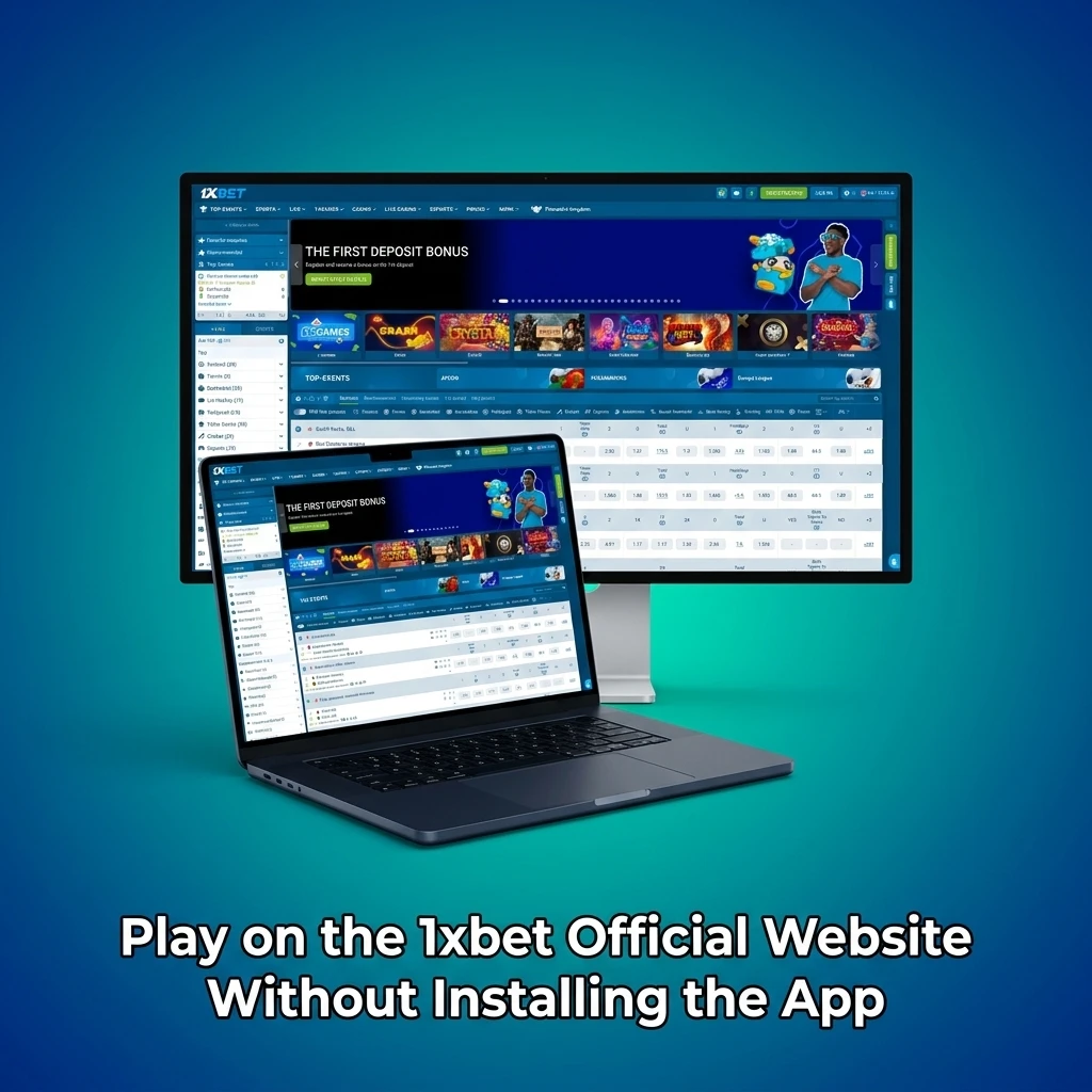 1xbet official website browser access for sports betting and casino games without app installation
