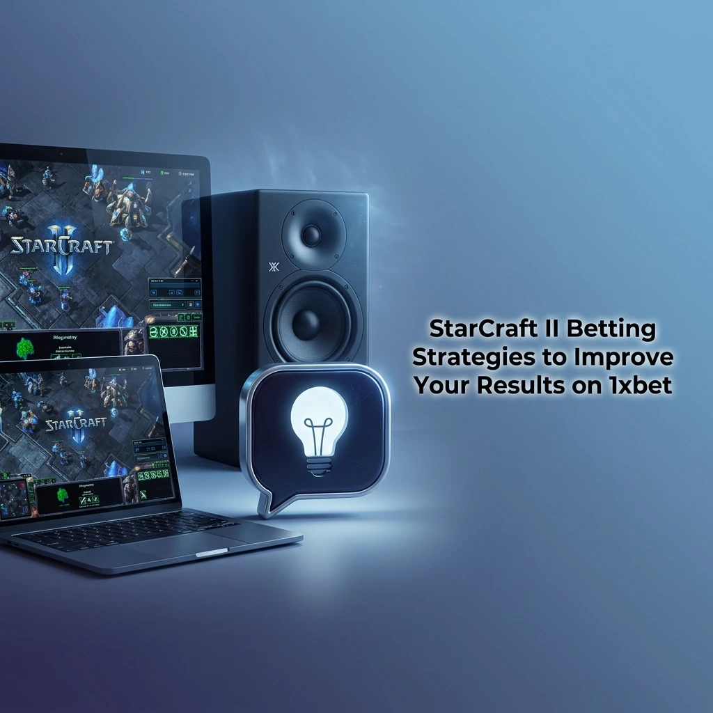 StarCraft II betting strategies on 1xbet including bankroll management, map knowledge, and live betting tips