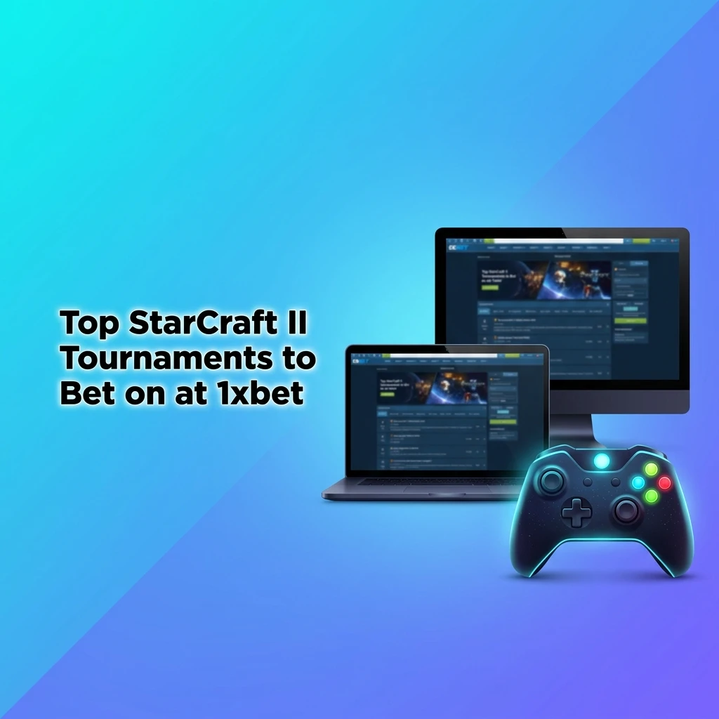 Top StarCraft II tournaments to bet on at 1xbet including GSL, IEM Katowice, EWC, and ESL Masters