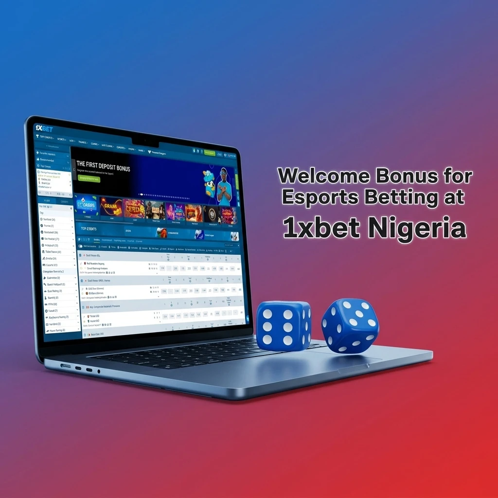 1xbet Nigeria welcome bonus offering 100% match up to NGN 150,000 on first deposit for esports betting