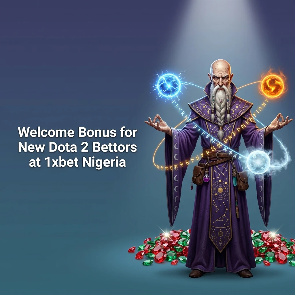 1xbet Nigeria welcome bonus offering 100% up to NGN 150,000 for new Dota 2 bettors on first deposit