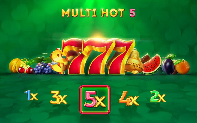 Play Multi Hot 5 slot on 1xBet and enjoy classic casino excitement.